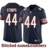 Navy Home Mike Stoops Jersey Chicago Bears #44
