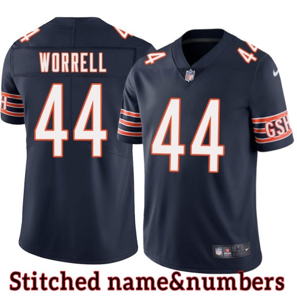 Navy Home Cameron Worrell Jersey Chicago Bears #44