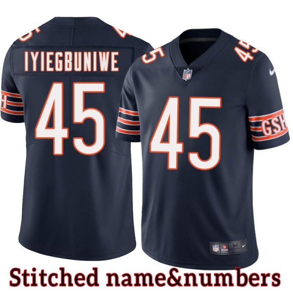 Navy Home Joel Iyiegbuniwe Jersey Chicago Bears #45