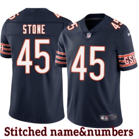 Navy Home Billy Stone Jersey Chicago Bears #45