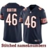 Navy Home Michael Burton Jersey Chicago Bears #46