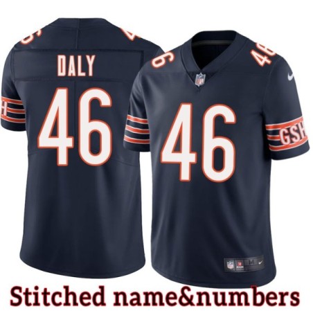 Navy Home Scott Daly Jersey Chicago Bears #46