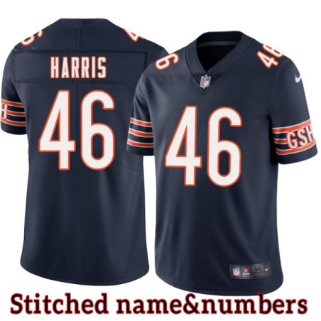 Navy Home Chris Harris Jersey Chicago Bears #46