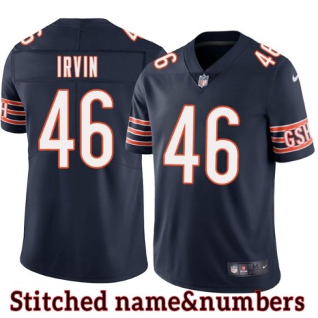 Navy Home Bruce Irvin Jersey Chicago Bears #46