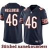 Navy Home Matt Maslowski Jersey Chicago Bears #46