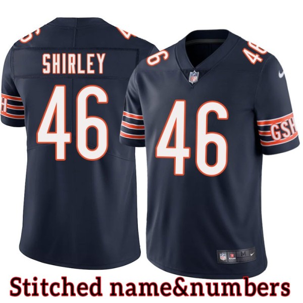Navy Home Josh Shirley Jersey Chicago Bears #46