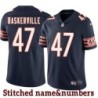 Navy Home Micah Baskerville Jersey Chicago Bears #47