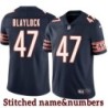 Navy Home Anthony Blaylock Jersey Chicago Bears #47
