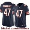 Navy Home Bill Conkright Jersey Chicago Bears #47