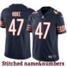 Navy Home Jonathan Hoke Jersey Chicago Bears #47