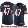 Navy Home Chris Hudson Jersey Chicago Bears #47