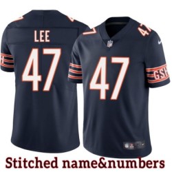 Navy Home Elijah Lee Jersey Chicago Bears #47