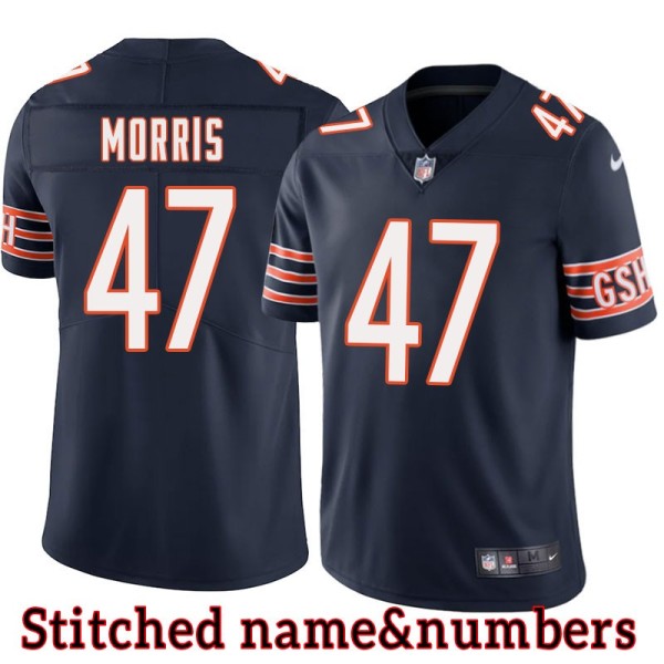 Navy Home Johnny Morris Jersey Chicago Bears #47