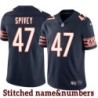 Navy Home Mike Spivey Jersey Chicago Bears #47