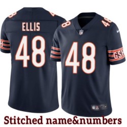 Navy Home Allan Ellis Jersey Chicago Bears #48