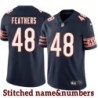 Navy Home Beattie Feathers Jersey Chicago Bears #48