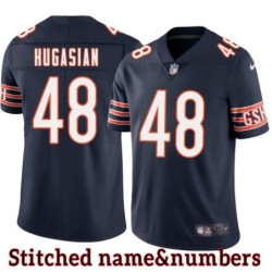Navy Home Harry Hugasian Jersey Chicago Bears #48