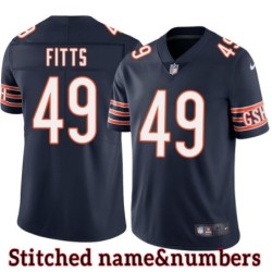 Navy Home Kylie Fitts Jersey Chicago Bears #49