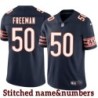Navy Home Jerrell Freeman Jersey Chicago Bears #50
