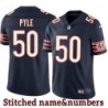 Navy Home Mike Pyle Jersey Chicago Bears #50