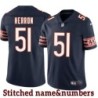 Navy Home Bruce Herron Jersey Chicago Bears #51