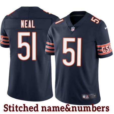 Navy Home Dan Neal Jersey Chicago Bears #51