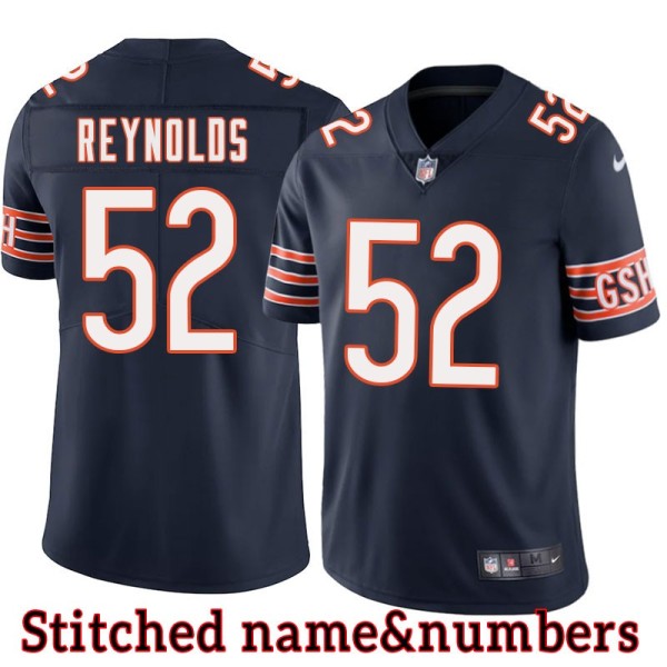 Navy Home LaRoy Reynolds Jersey Chicago Bears #52