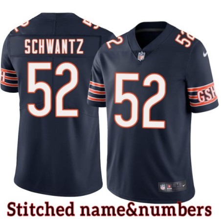 Navy Home Jim Schwantz Jersey Chicago Bears #52