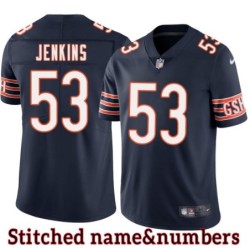 Navy Home Corey Jenkins Jersey Chicago Bears #53