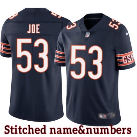 Navy Home Leon Joe Jersey Chicago Bears #53