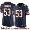 Navy Home Brent Johnson Jersey Chicago Bears #53