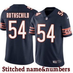 Navy Home Doug Rothschild Jersey Chicago Bears #54