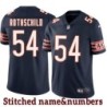 Navy Home Doug Rothschild Jersey Chicago Bears #54