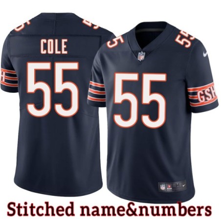 Navy Home Dylan Cole Jersey Chicago Bears #55