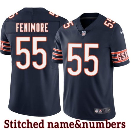 Navy Home Bob Fenimore Jersey Chicago Bears #55