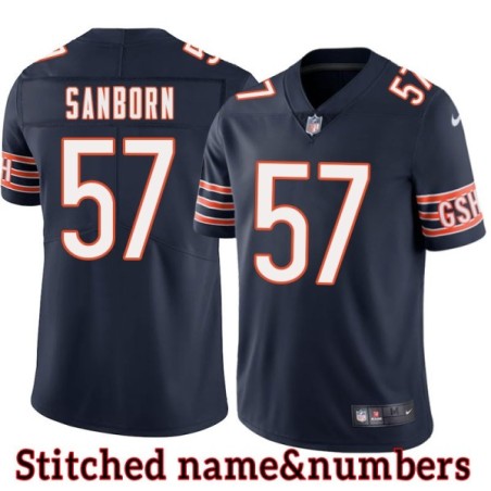 Navy Home Jack Sanborn Jersey Chicago Bears #57