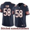 Navy Home Jeremy Cain Jersey Chicago Bears #58