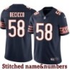 Navy Home Dom DeCicco Jersey Chicago Bears #58