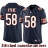 Navy Home Steve Hyche Jersey Chicago Bears #58