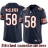 Navy Home Darrell McClover Jersey Chicago Bears #58