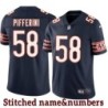 Navy Home Bob Pifferini Jersey Chicago Bears #58