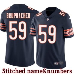 Navy Home Ross Brupbacher Jersey Chicago Bears #59