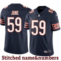 Navy Home Cato June Jersey Chicago Bears #59