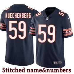 Navy Home Rudy Kuechenberg Jersey Chicago Bears #59