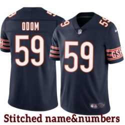 Navy Home Joe Odom Jersey Chicago Bears #59