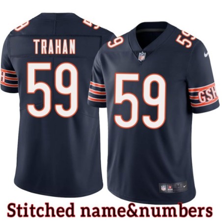 Navy Home Patrick Trahan Jersey Chicago Bears #59