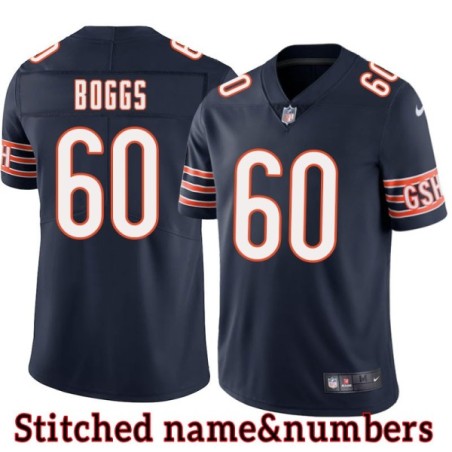Navy Home Taylor Boggs Jersey Chicago Bears #60