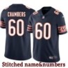 Navy Home Wally Chambers Jersey Chicago Bears #60