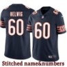 Navy Home John Helwig Jersey Chicago Bears #60