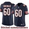 Navy Home Doug Kriewald Jersey Chicago Bears #60